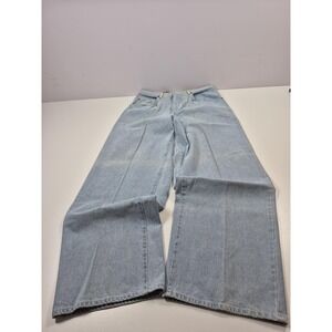 VTG Boxx Jeans Mens 36x34 Light Wash Blue Wide Leg High Rise Baggy Denim Pants